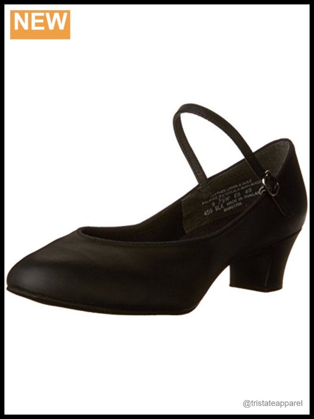 Suede Sole Jr Footlight Character Dance Shoe Cushioned Insole